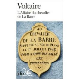 L'AFFAIRE DU CHEVALIER DE LA BARRE