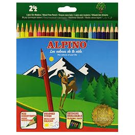 CRAYON DE COULEUR ALPINO x18