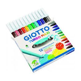 FEUTRES COULEUR GIOTTO TURBO MAXI  x 12