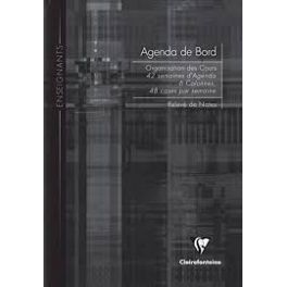 Agenda de bord brochure souple 21x29,7 144p 48 cases par semaine (Enseignant)