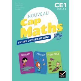 CAP MATHS CE1 ED. 2020 - FICHIER + CAHIER DE GEOMETRIE + LIVRET DE PROBLEMES