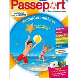 Cahier de vacances Passeport (cliquez pour sélectionner le niveau)