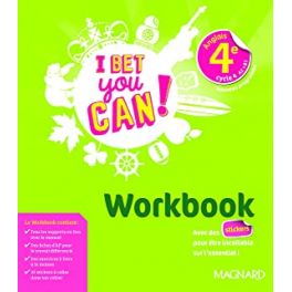 I BET YOU CAN! ANGLAIS 4E (2019) - WORKBOOK