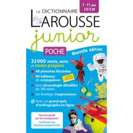 LAROUSSE JUNIOR POCHE (seule édition disponible)