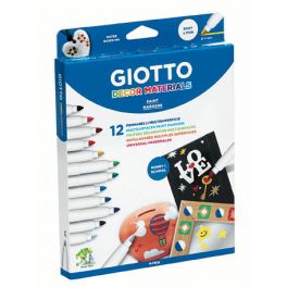 ROTULADOR GIOTTO DECOR MATERIALS PAINT MARKERS x12