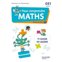 POUR COMPRENDRE LES MATHS CE1 - FICHIERS ELEVE 1 ET 2 + MEMO + PAGES MATERIEL - ED. 2023