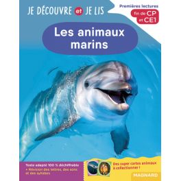 Je découvre et je lis CP et CE1 - Les animaux marins