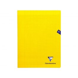 Cahier 24x32cm polypro 96p seyes JAUNE