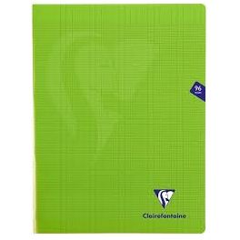 Cahier 24x32cm polypro 96p seyes vert