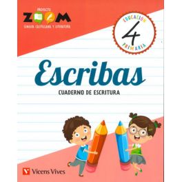 ESCRIBAS 4 CUADERNO DE ESCRITURA 4 PRIMARIA ZOOM