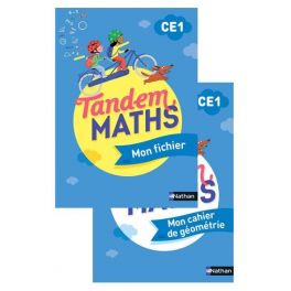 Tandem - Maths CE1 - Fichier de l'élève + Cahier géométrie