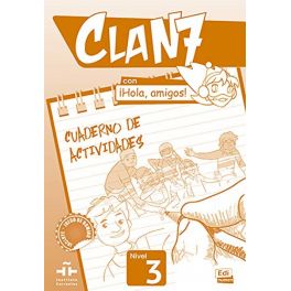 CLAN 7 HOLA AMIGOS 3 CUADERNO DE ACTIVIDADES