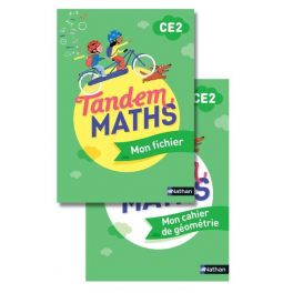 Tandem - Maths CE2 - Fichier de l'élève + Cahier géométrie