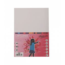 paquet (PAS BLOC) 50 cartes a4 blanc