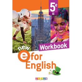 NEW E For English - Anglais 5e Ed. 2022 - Workbook