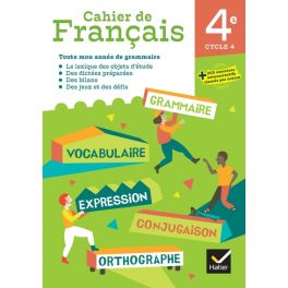 Cahier de Français 4e - Ed. 2024 - Cahier élève