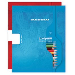 CAHIER DESSIN 17X22 32P 120G