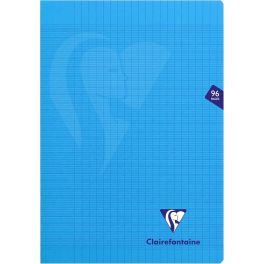 Cahier A4 polypro 96p seyes Bleu