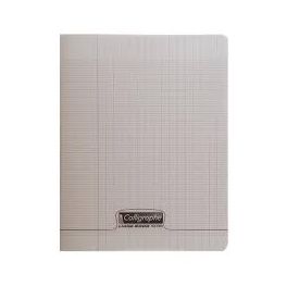 Cahier 17x22 polypro 96p seyes gris Cahier 17x22 polypro 96p seyes gris