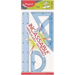 Set de géométrie MAPED Incassable 4 pièces