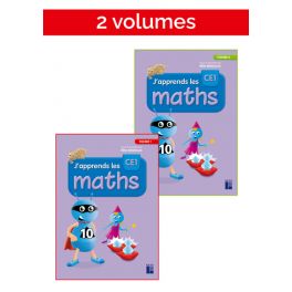 J'apprends les maths CE1 fichier de l'élève en 2 volumes