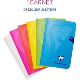 Cahier A4 polypro 96p seyes couleur aleatoire