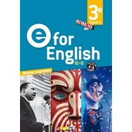 E for English 3e - Anglais Ed.2017 - Livre de l'élève